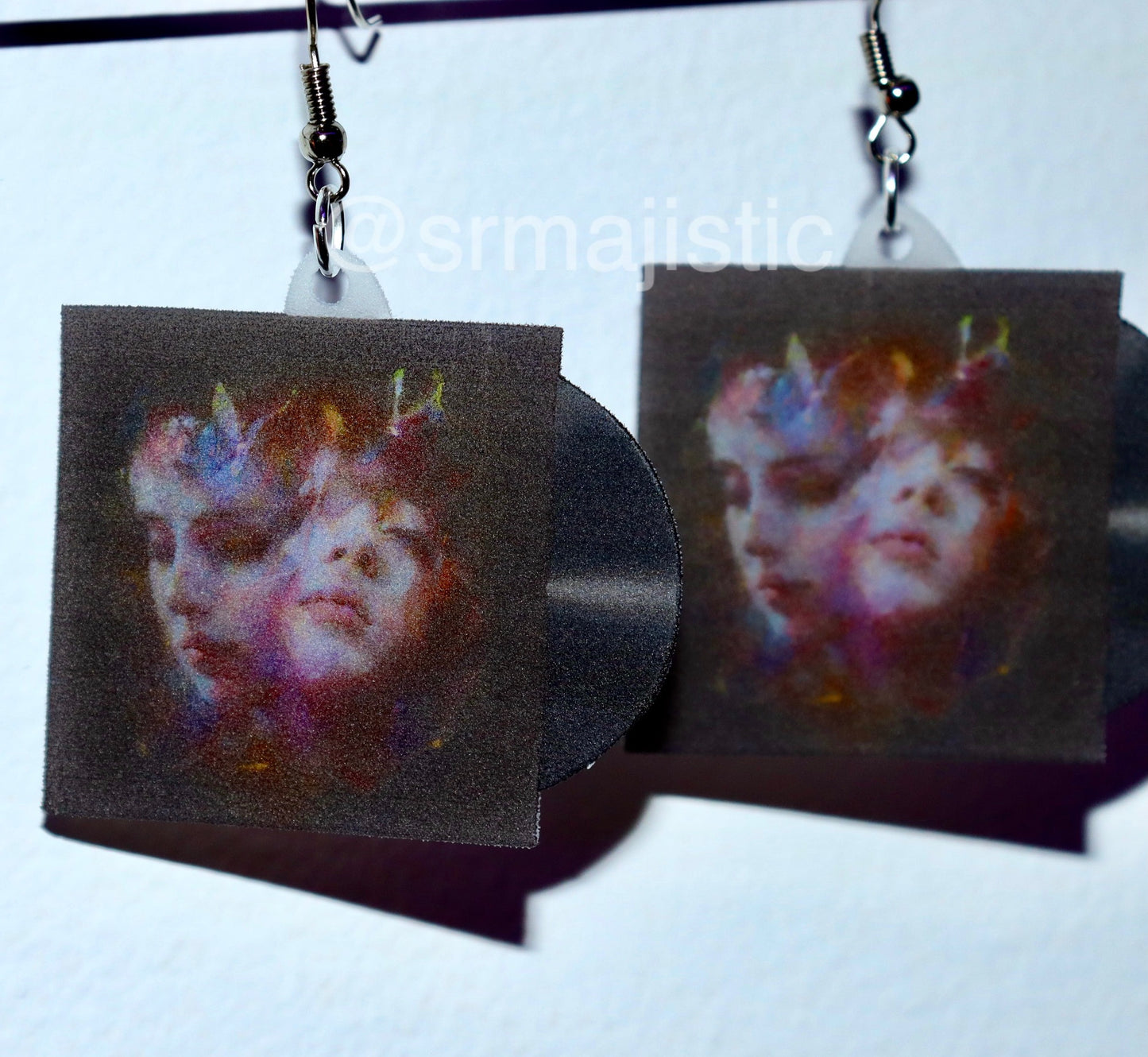 Let's Eat Grandma I'm All Ears Vinyl Album Handmade Earrings!