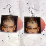 Lil Peep Collection of Vinyl Albums Handmade Earrings!