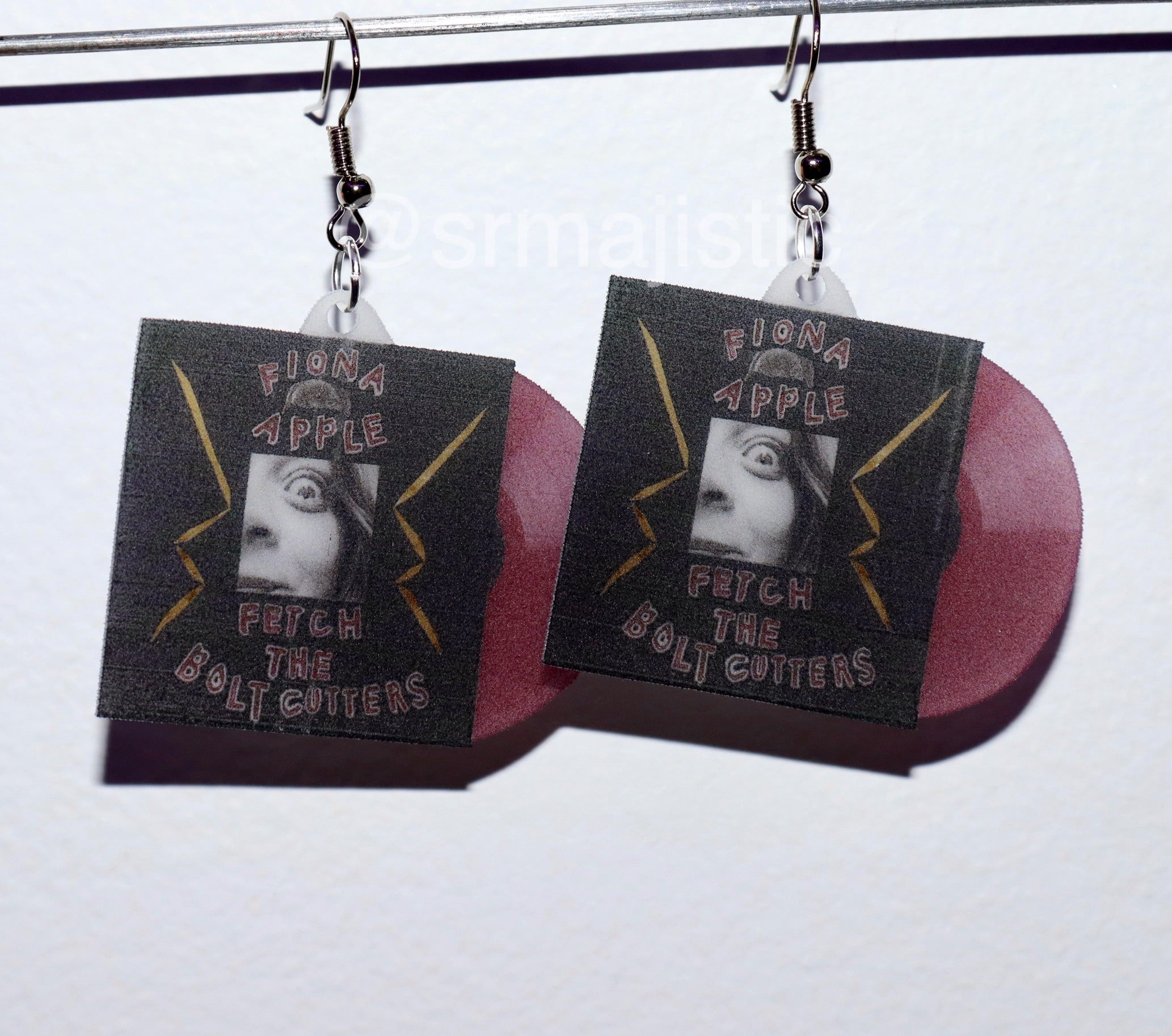 Fiona Apple Fetch the Bolt Cutters Vinyl Album Handmade Earrings!
