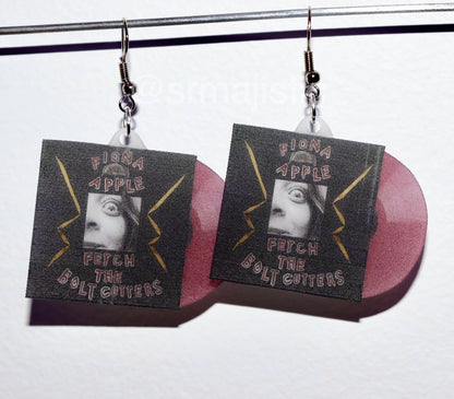 Fiona Apple Fetch the Bolt Cutters Vinyl Album Handmade Earrings!