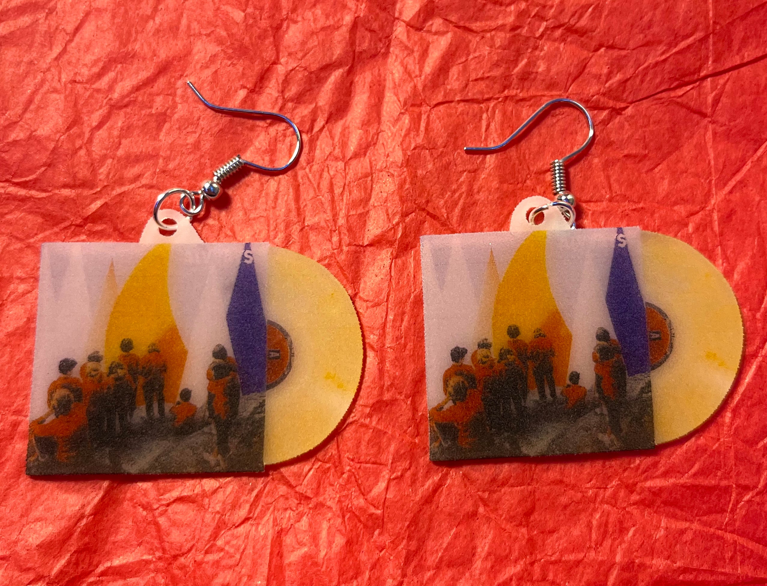 Alvvays Antisocialities Vinyl Album Handmade Earrings!