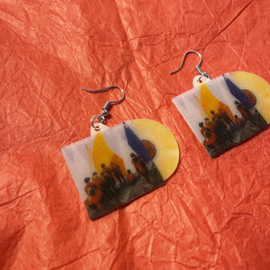 Alvvays Antisocialities Vinyl Album Handmade Earrings!