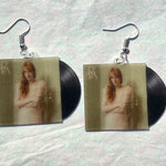 Florence and the Machine High as Hope Vinyl Album Handmade Earrings!