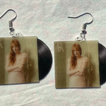 Florence and the Machine High as Hope Vinyl Album Handmade Earrings!