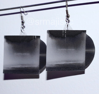 Cigarettes After Sex Cry Vinyl Album Handmade Earrings!