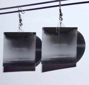 Cigarettes After Sex Cry Vinyl Album Handmade Earrings!
