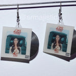 Lana Del Rey Lust for Life Vinyl Album Handmade Earrings!