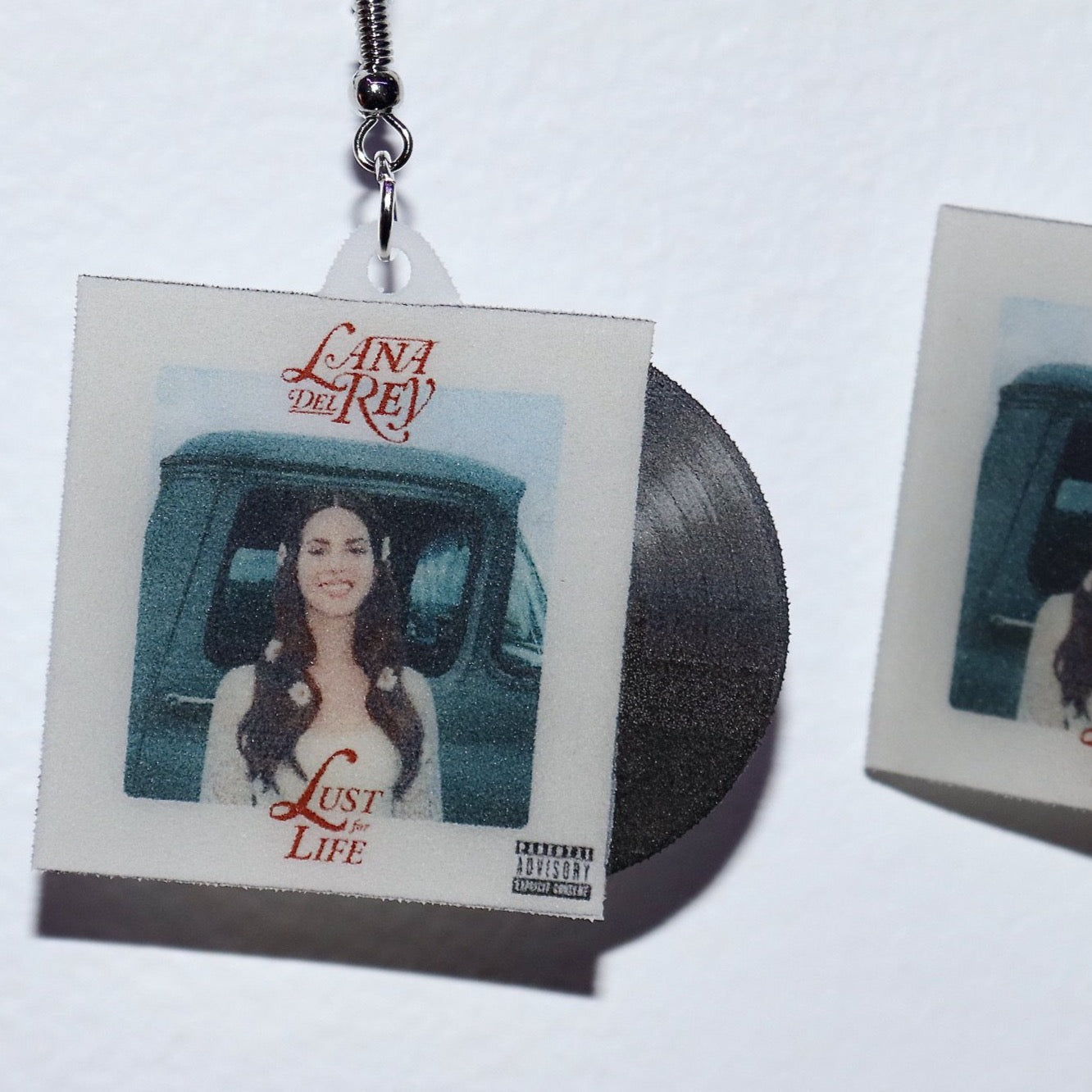 Lana Del Rey Lust for Life Vinyl Album Handmade Earrings!