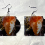 Roy Blair Cat Heaven Vinyl Album Handmade Earrings!
