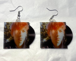 Roy Blair Cat Heaven Vinyl Album Handmade Earrings!