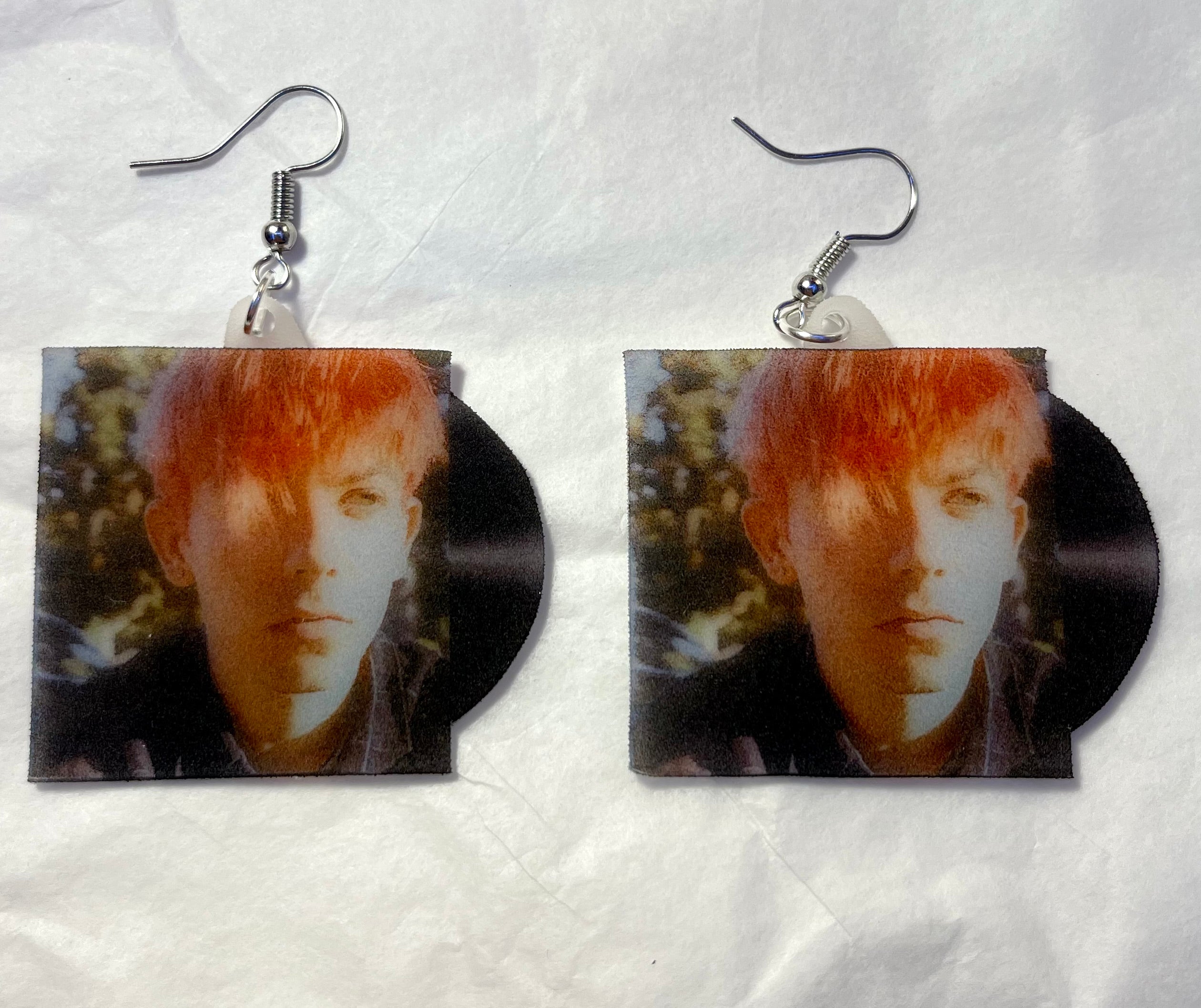 Roy Blair Cat Heaven Vinyl Album Handmade Earrings!