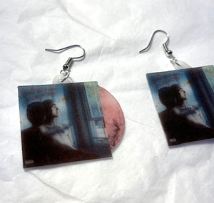 Lil Peep Collection of Vinyl Albums Handmade Earrings!