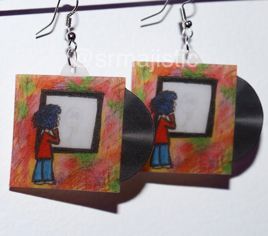 Smoothboi Ezra My Own Person Vinyl Single Handmade Earrings!