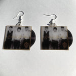 Jonas Brothers Self Titled Vinyl Album Handmade Earrings!