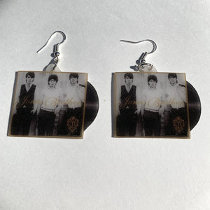 Jonas Brothers Self Titled Vinyl Album Handmade Earrings!