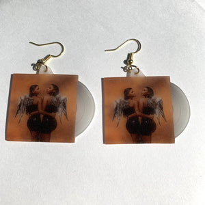Chloe x Halle Ungodly Hour Vinyl Album Handmade Earrings!