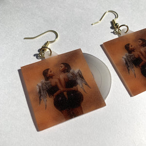 Chloe x Halle Ungodly Hour Vinyl Album Handmade Earrings!