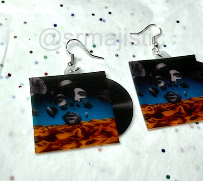 Bastille Goosebumps EP Vinyl Album Handmade Earrings!
