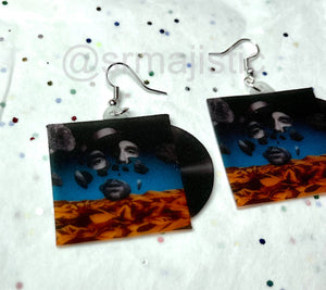 Bastille Goosebumps EP Vinyl Album Handmade Earrings!