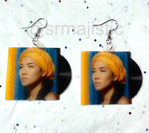 Jhene Aiko Chilombo Vinyl Album Handmade Earrings!