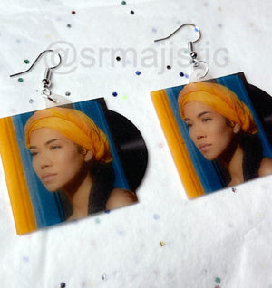 Jhene Aiko Chilombo Vinyl Album Handmade Earrings!