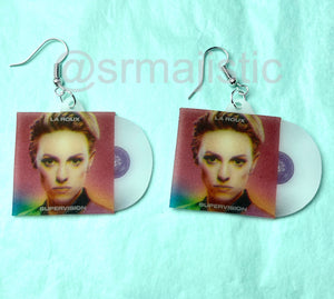 La Roux Supervision Vinyl Album Handmade Earrings!