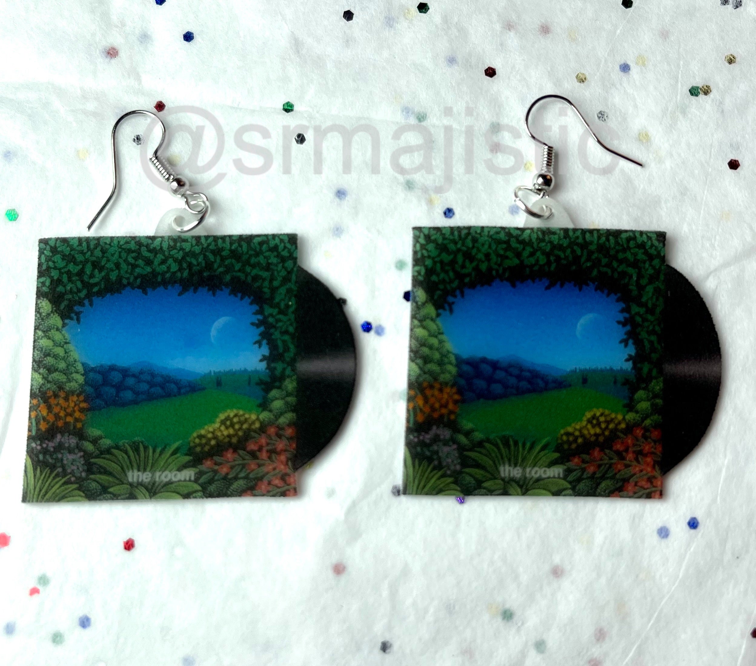 Ricky Reed the Room Vinyl Album Handmade Earrings!