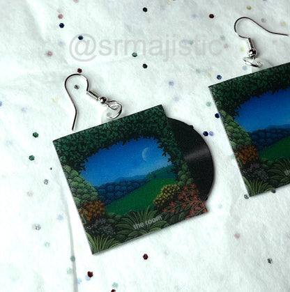 Ricky Reed the Room Vinyl Album Handmade Earrings!
