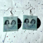 Pool Kids Music to Practice Safe Sex to Vinyl Album Handmade Earrings!