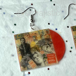 Ruel Bright Lights, Red Eyes Vinyl Album Handmade Earrings!