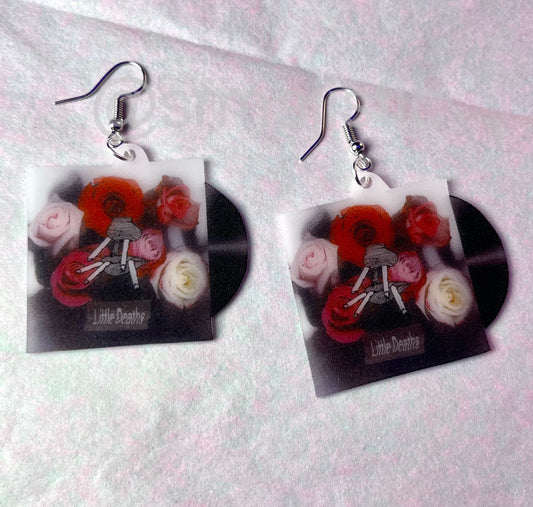 Sir Sly Little Deaths Vinyl Single Handmade Earrings!