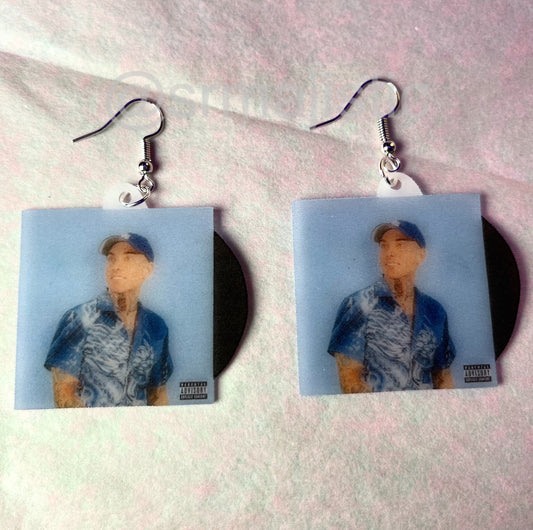 Blackbear Everything Means Nothing Vinyl Album Handmade Earrings!