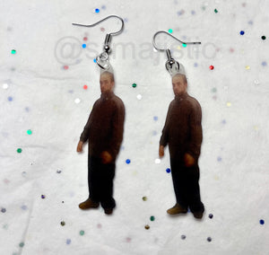 Robert Pattinson Meme Handmade Earrings!