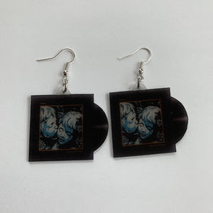 Meet Me at the Altar Garden Vinyl Single Handmade Earrings!