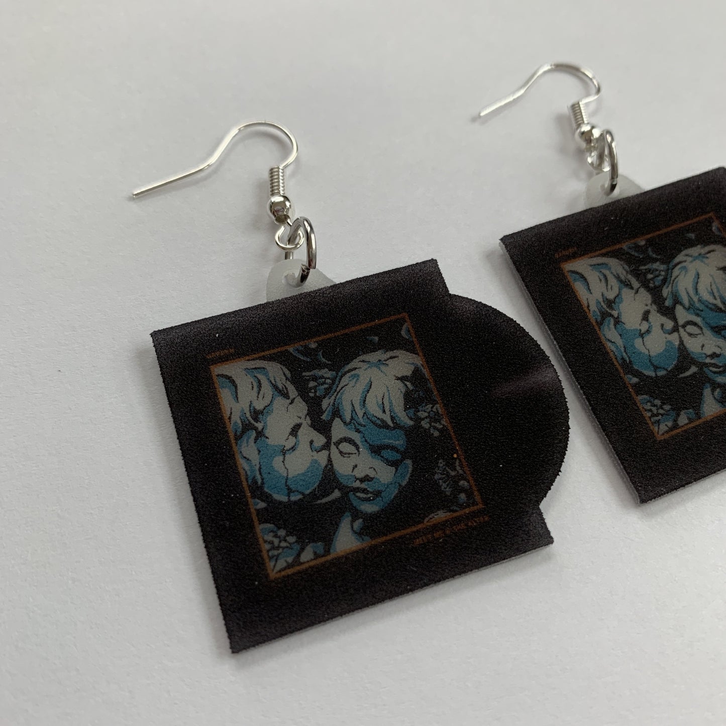Meet Me at the Altar Garden Vinyl Single Handmade Earrings!