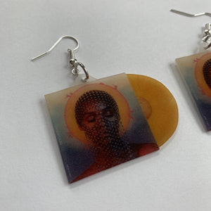 Janelle Monae Dirty Computer Vinyl Album Handmade Earrings!