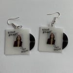 Sizzy Rocket GRRRL Punk Sessions Vinyl Album Handmade Earrings!