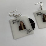 Sizzy Rocket GRRRL Punk Sessions Vinyl Album Handmade Earrings!