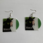 Wicked Musical Broadway Soundtrack Vinyl Album Handmade Earrings!