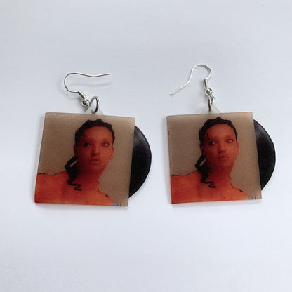 FKA Twigs Collection of Vinyl Album Handmade Earrings!