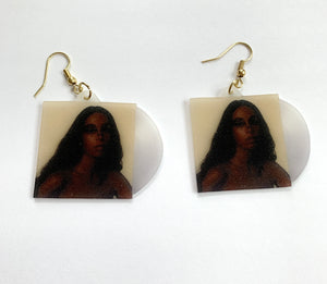 Solange When I Get Home Vinyl Album Handmade Earrings!