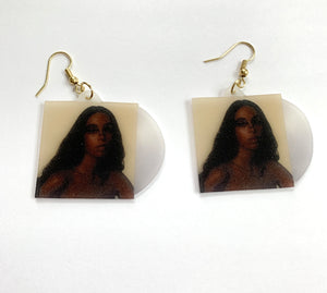 Solange When I Get Home Vinyl Album Handmade Earrings!