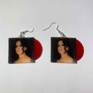 Sizzy Rocket Anarchy Vinyl Album Handmade Earrings!