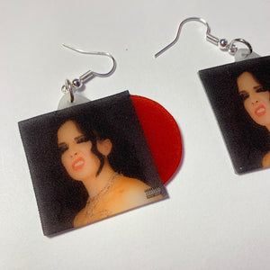 Sizzy Rocket Anarchy Vinyl Album Handmade Earrings!