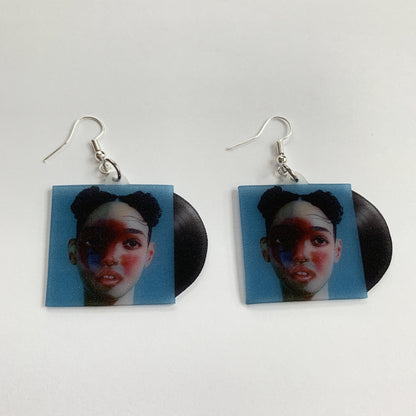 FKA Twigs Collection of Vinyl Album Handmade Earrings!