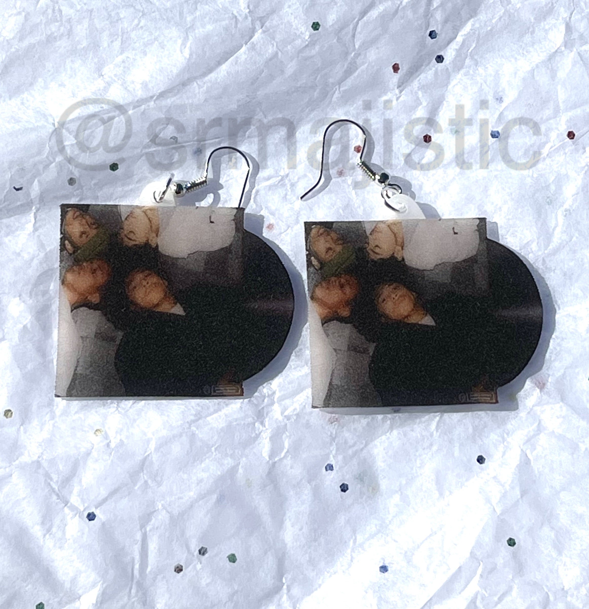AG Club Halfway Off the Porch Vinyl Album Handmade Earrings!