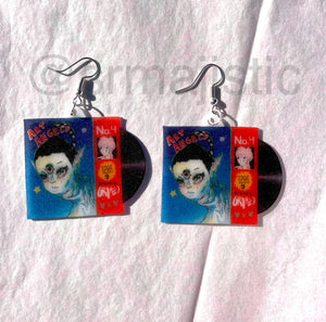 Grimes Art Angels Vinyl Album Handmade Earrings!