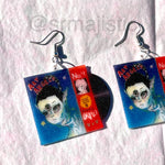 Grimes Art Angels Vinyl Album Handmade Earrings!