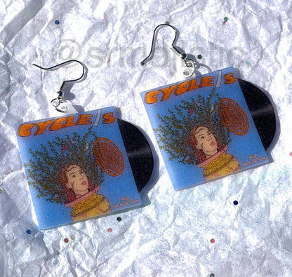 Mia Gladstone CYCLE/S Vinyl Album Handmade Earrings!