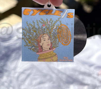 Mia Gladstone CYCLE/S Vinyl Album Handmade Earrings!